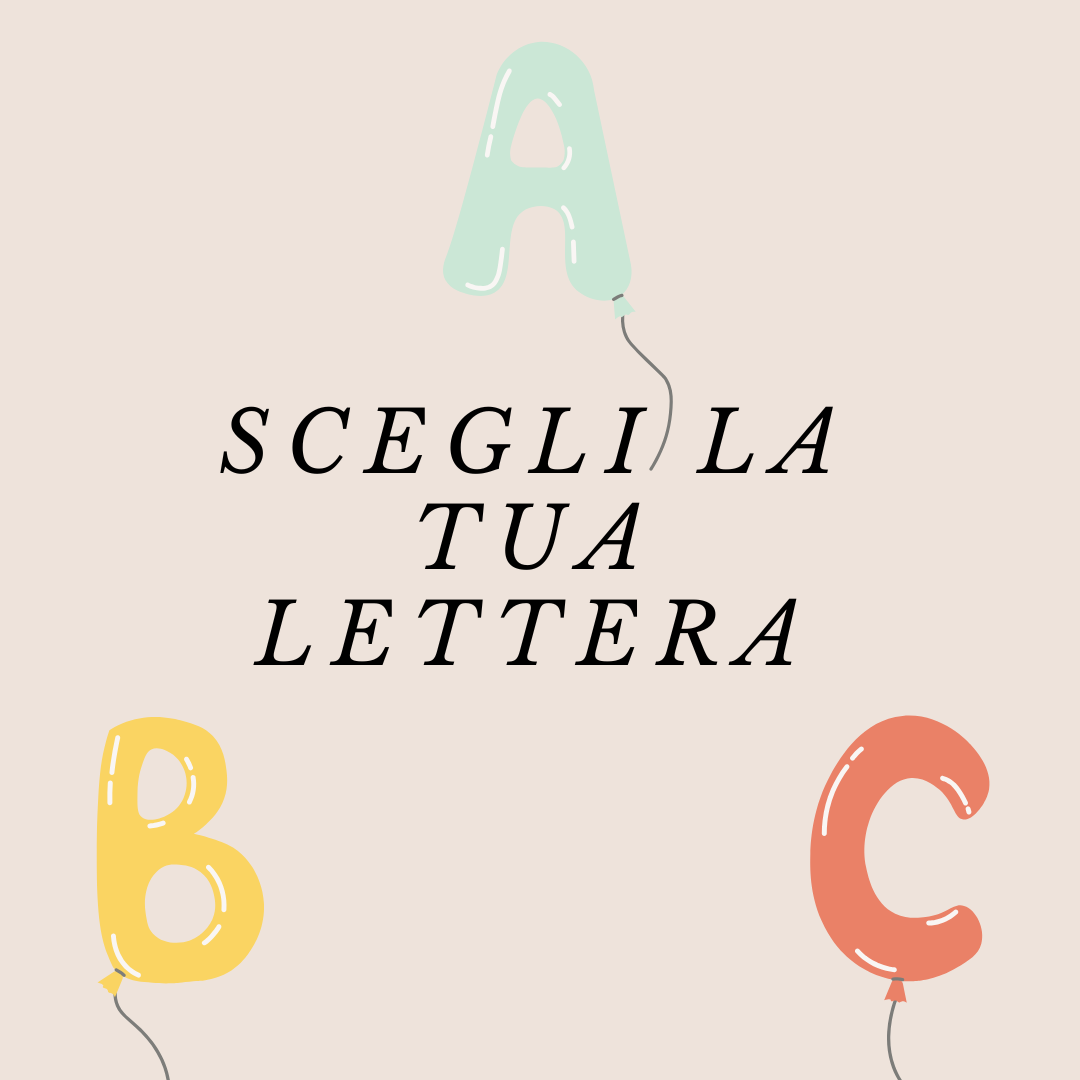 Scegli la tua lettera